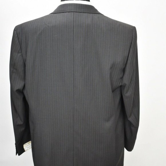 NWT 46R Burberry London Charcoal Brown W/Blue SUIT - Picture 6 of 8